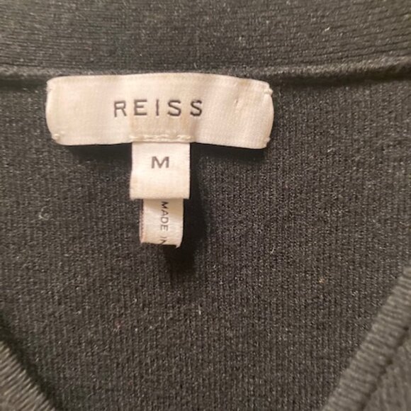 Reiss black cold shoulder wrap sweater - Picture 2 of 3